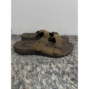 Skechers Shoes Womens 9 Slip ON Double Buckle Sandals Open Toe Boho Casual COmfy